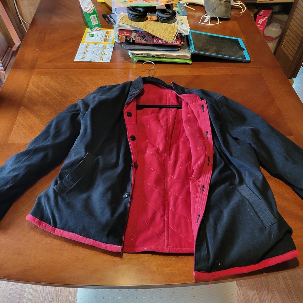 Reversible  medium weight jacket